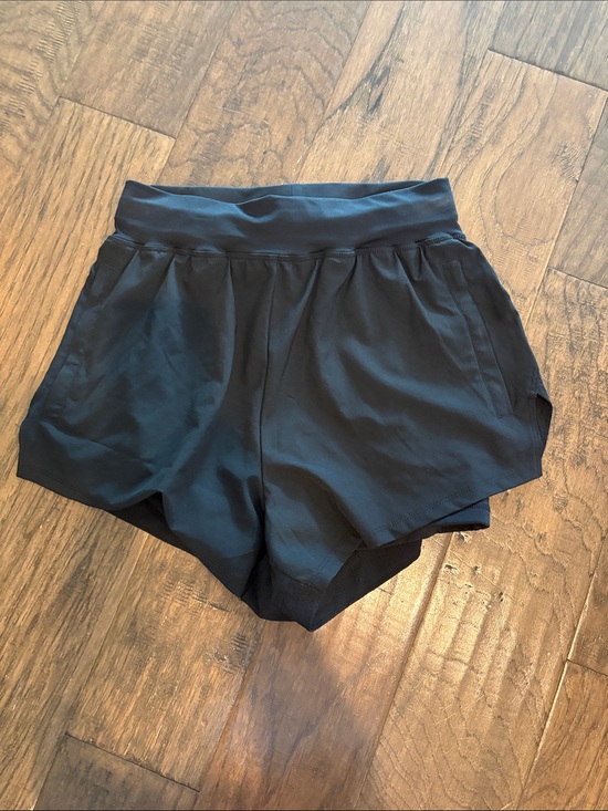 Lskd Pants - LSKD Women's Black Athletic Shorts with High Waist and Side Pockets